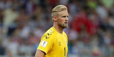 Kasper Schmeichel’s reaction to penalty was farcically brilliant