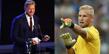 Peter Schmeichel loved his son’s last-gasp penalty save against Croatia