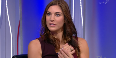 There was a strong reaction to Hope Solo’s RTE punditry debut
