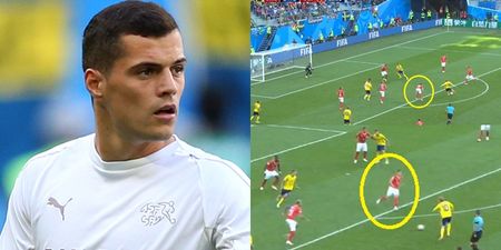 Granit Xhaka’s role is Sweden’s winning goal needs to be highlighted