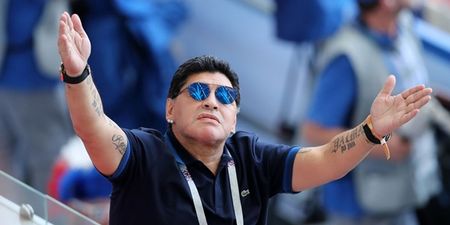 Diego Maradona’s reaction to England win was absolutely extraordinary