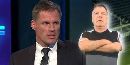 It took two sentences from Jamie Carragher to destroy Sam Allardyce’s theory