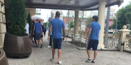 Fire alarm evacuates Sweden players from team hotel
