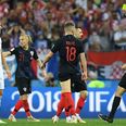 England fans are convinced that Croatian forward was booked twice in semi-final
