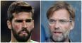 Jurgen Klopp had to force Alisson to leave Melwood
