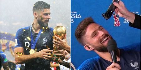 Olivier Giroud stays true to head-shave promise after winning World Cup