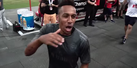 Arsenal fans love Pierre-Emerick Aubameyang’s greeting for ‘Troopz’