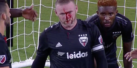 Wayne Rooney breaks nose while defending corner for D.C. United