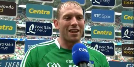 Super-sub Shane Dowling delivers stirring speech after Limerick victory