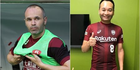 FC Tokyo hire very unconvincing lookalike to stand in for Andres Iniesta