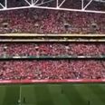 Liverpool fans sing deafening rendition of ‘You’ll Never Walk Alone’ at the Aviva Stadium