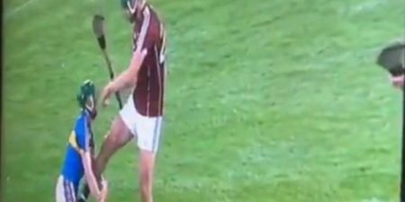 Galway forward sent off for kicking opponent in the groin