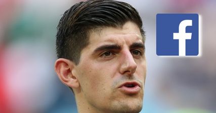 Thibaut Courtois deletes Facebook post after serious backlash