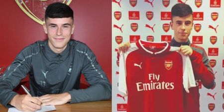 Gifted Derry midfielder signs professional contract with Arsenal