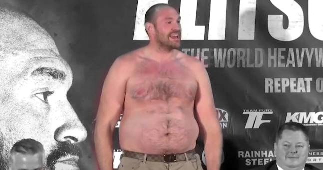 Tyson Fury weight