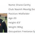 Never has a Gaelic football team had a better set of ‘occupations’