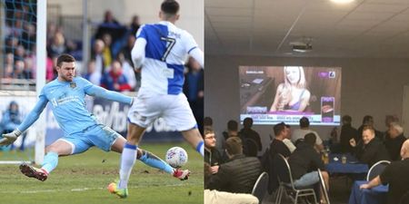Bristol Rovers accidentally show Babestation to fans at half-time