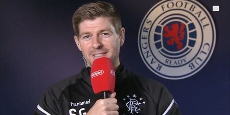 Steven Gerrard handled Robbie Savage’s tricky questions on Celtic very well