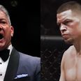 Nate Diaz and Bruce Buffer have struck up a very bizarre rivalry