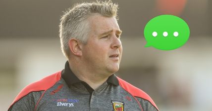 Stephen Rochford forced to listen to a load of brutal text messages during live interview