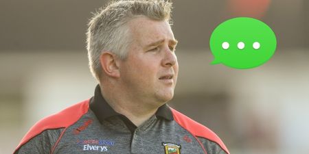 Stephen Rochford forced to listen to a load of brutal text messages during live interview