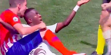 Real Madrid’s Vinicius Jr. bitten on the head after scoring brace against Atletico Madrid’s reserves