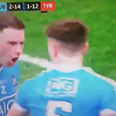 Philly McMahon roars wily instruction at John Small after red card