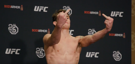 Darren Till’s reaction to making weight really says it all
