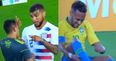 DeAndre Yedlin’s comment to referee on a Neymar dive was perfect