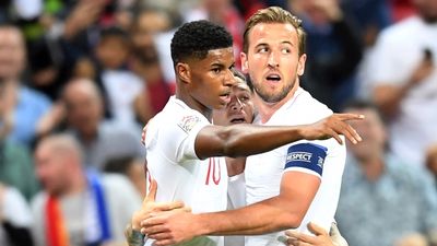 Marcus Rashford scores against Spain after stunning pass from Luke Shaw