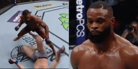 Tyron Woodley beats up and finishes Darren Till to defend UFC belt