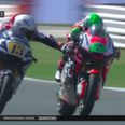 Moto2 driver disqualified after pulling opponent’s brake at 140mph