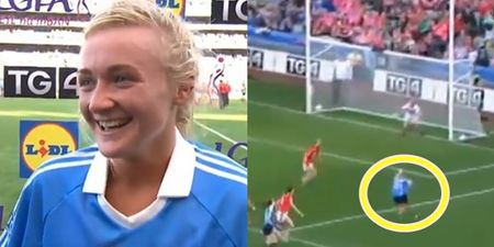 Carla Rowe gives the whole country a lesson on how to finish off goals