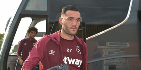 West Ham fans were furious after Lucas Perez appeared to refuse to warm up