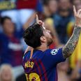 Lionel Messi scores outrageous free-kick in first Champions League tie of the season