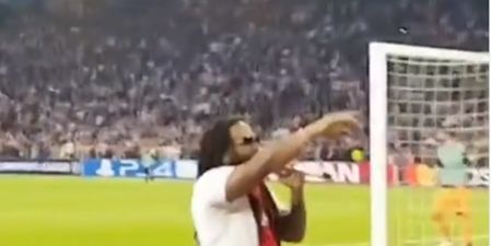 Bob Marley’s son performs Three Little Birds during Ajax match