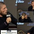 How Khabib Nurmagomedov reacted to pretty much every Conor McGregor press conference insult