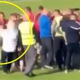 Umpire pushed over and referee smacked onto the ground in Derry GAA brawl