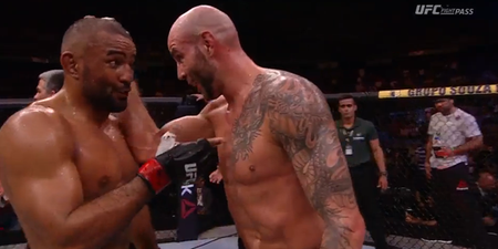 UFC star’s gesture to finished foe was something else