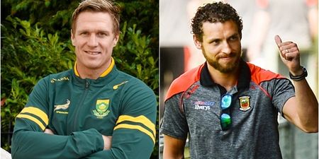 Springboks legend Jean De Villiers reached out to Tom Parsons after his horrific knee injury