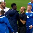Paul Pogba loses it over late tackle on Kylian Mbappe