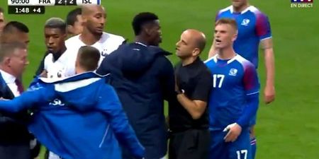 Paul Pogba loses it over late tackle on Kylian Mbappe