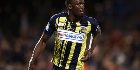 Usain Bolt nets his first official goals in professional football