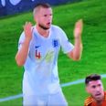Eric Dier sprints over 20 yards to clatter Sergio Ramos