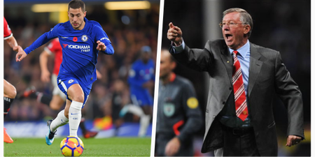 Alex Ferguson tried to persuade Eden Hazard to join Man United instead of Chelsea
