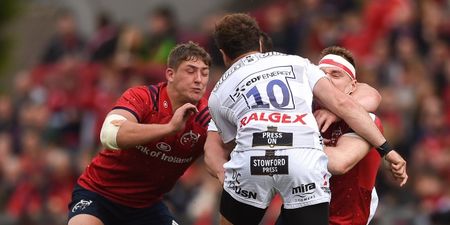 Gloucester head coach blames red card for ruining game against Munster