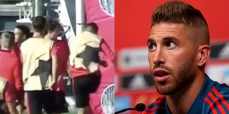 Sergio Ramos apologises for training ground bust-up with young teammate