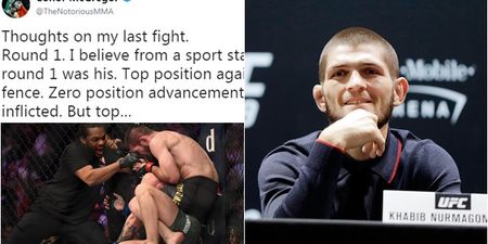Khabib Nurmagomedov responds to Conor McGregor’s breakdown of UFC 229 fight