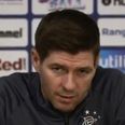 Steven Gerrard interrupts question for player to clarify “warning” for Rangers squad