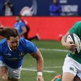Jordan Larmour comes agonisignly close to breaking all-time record against Italy